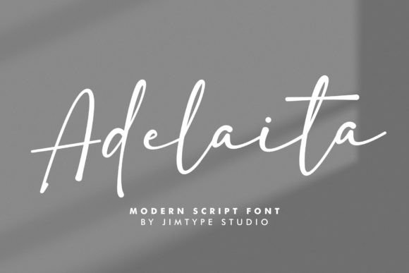 Adelaita: A Feminine Script for Timeless Design