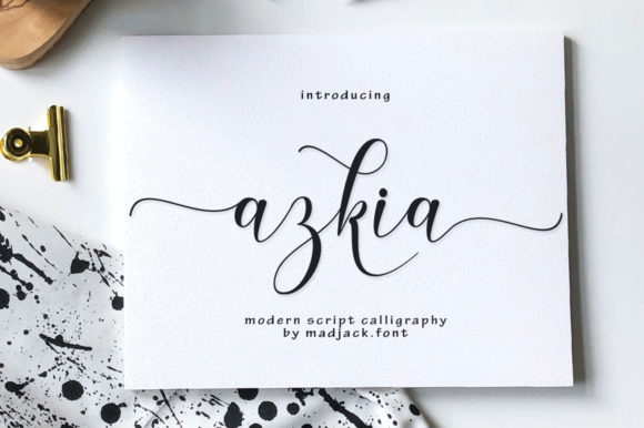 Azkia Script: Blending Classic Calligraphy with Modern Design Needs