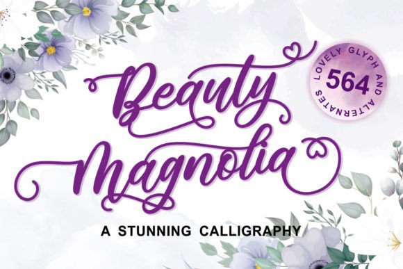 Beauty Magnolia: The Script Font for Effortless Elegance