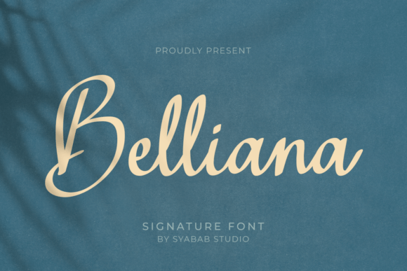 Belliana: The Handwritten Script Font for Authentic Branding