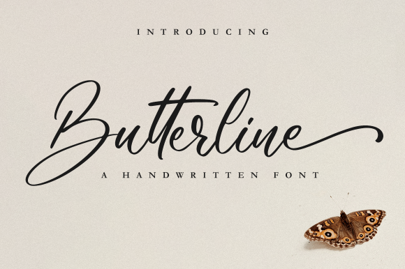 Butterline: A Creative Font for Elegant Branding
