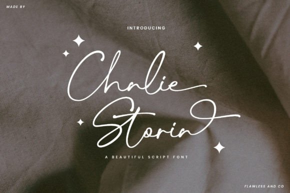 Chalie Storia: A Script Font That Tells Your Brand's Story