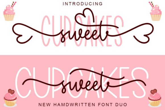Cupcakes Sweet Duo: The Font Pairing Your Designs Need