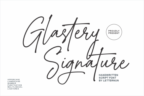 Discovering Glastery: A Script Font for Modern Creators