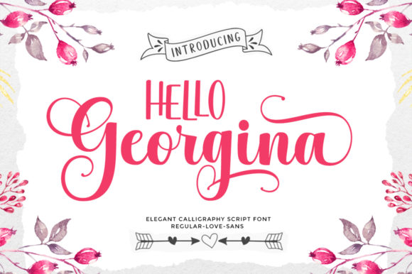 Exploring Hello Georgina: A Font with Handwritten Heart