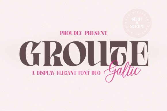 Groute: The Modern Serif for Luxury Branding