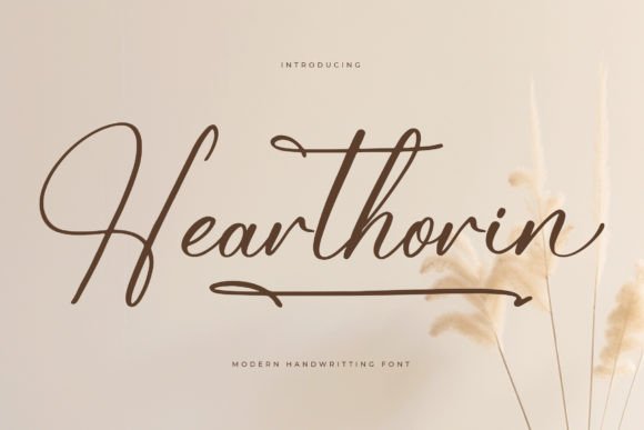 Hearthorin: Elevating Designs with Modern Handwriting