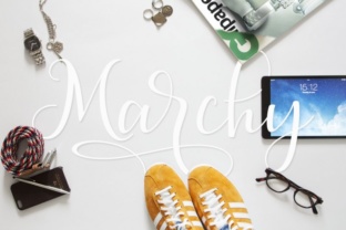 Marchy Font: A Trio of Handmade Styles for Authentic Branding