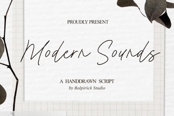 Modern Sounds: A Sleek Monoline Script for Contemporary Design
