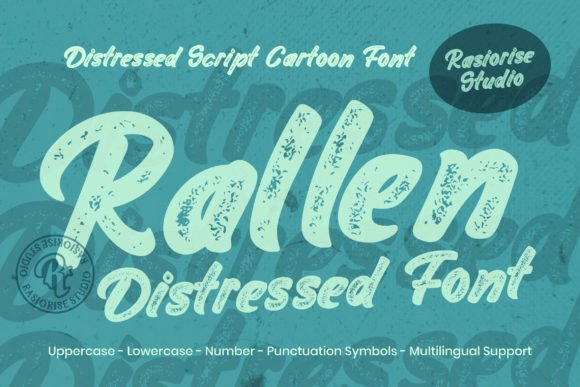 Rallen Distressed: A Font for Authentic, Rustic Design