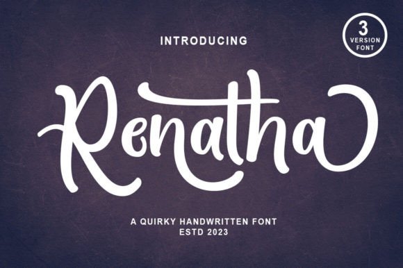 Renatha: A Font That Captures the Spirit of Adventure
