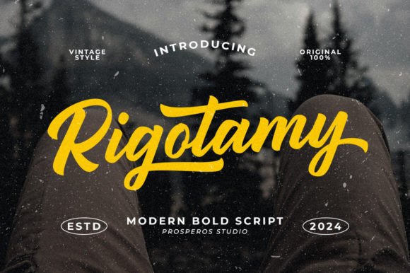 Rigotamy: The Expressive Script for Modern Branding
