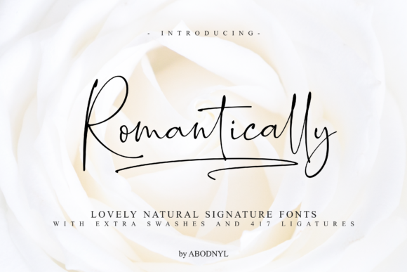 Romantically: A Script Font for Authentic Branding