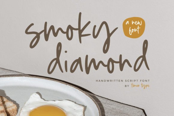Smoky Diamond: The Edgy Handwritten Font
