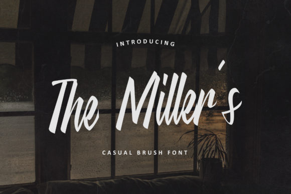 The Miller's: A Modern Brush Script for Authentic Design