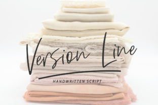 Version Line: A Luxurious Script for Chic Designs